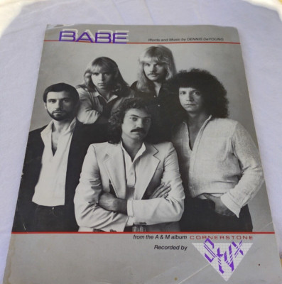 Babe  by Styx.1979 Sheet Music