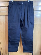 5.11 Tactical Ripstop TDU Pants Regular Relaxed Fit Size L Zip Pockets Snaps NWT