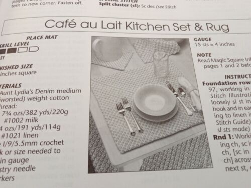 Annie's Attic EASY MAGIC SQUARES Learn to CROCHET 874516 Booklet 25 Projects - Picture 4 of 7