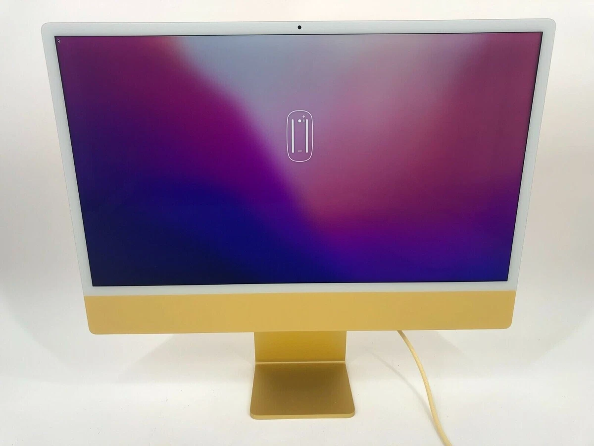 iMac 24 Yellow 2021 3.2GHz M1 8-Core GPU 16GB 512GB + 1YR WARRANTY w/  Bundle!