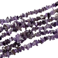 240+ Purple Natural AMETHYST Beads Chip 5-8mm Semi Precious Gemstone Healing