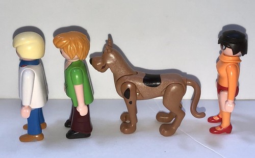 Playmobil Scooby-doo Figures Fred Velma Shaggy Scooby Great Dane - Picture 2 of 8
