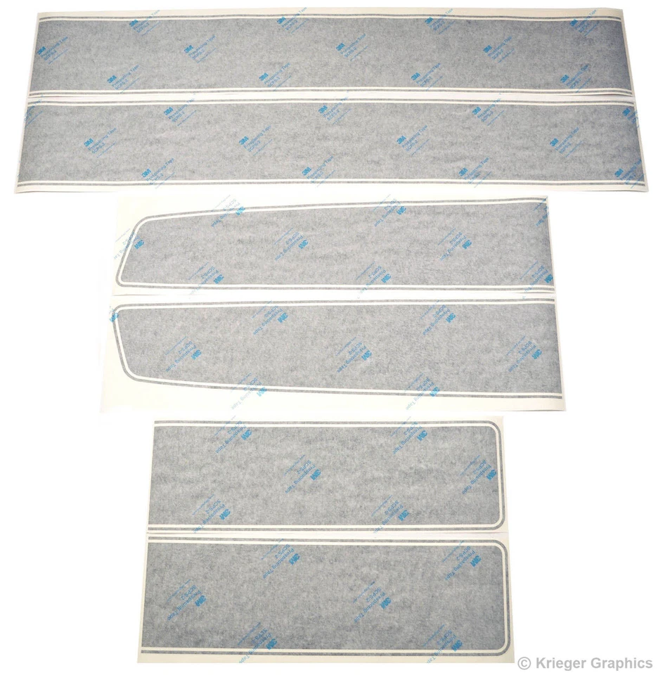 Calcomanía de vinilo EZ Rally Racing Stripes 3M para Pontiac G6 G8 GTO Grand Prix Grand Am Foto 3 de 4