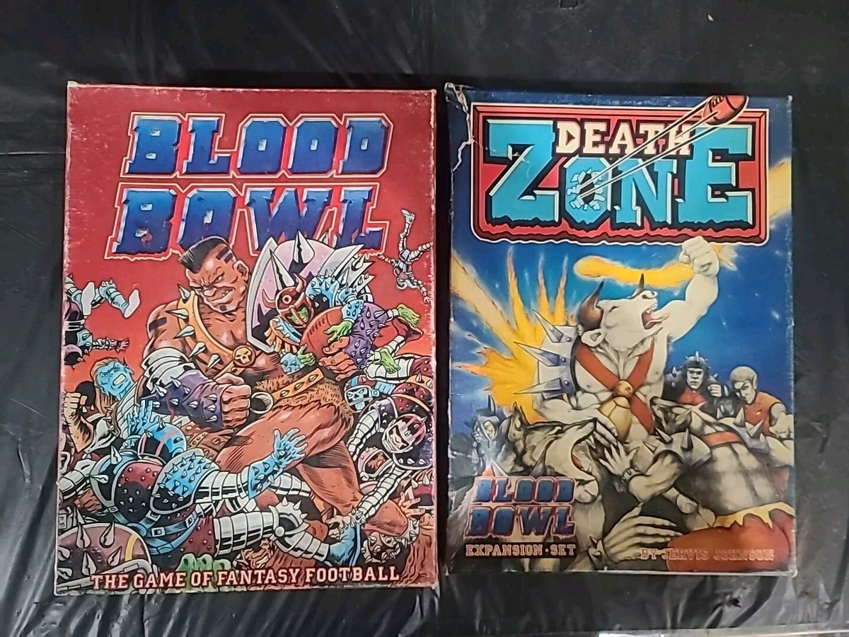 Reliques du garage: Blood Bowl et Zone Mortelle - Le Noir