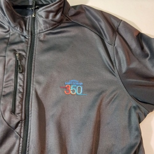 North End Saint Gobain 350 Men's Gray Full Zip Pockets Jacket Size 2XL - Picture 5 of 16