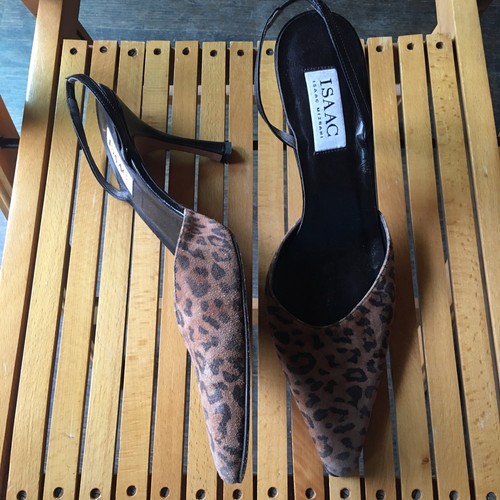 Eslinga trasera Isaac Mizrahi gamuza leopardo talla 10 - Imagen 4 de 6