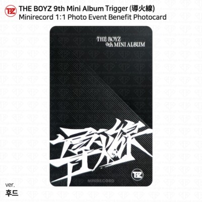 The Boyz 9th Mini Album 導火線 TRIGGER Minirecord 1:1 Photo Event
