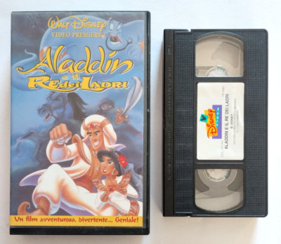 Vhs Aladdin und der König der Diebe Animationsfilm Walt Disney Videokassette (V101)