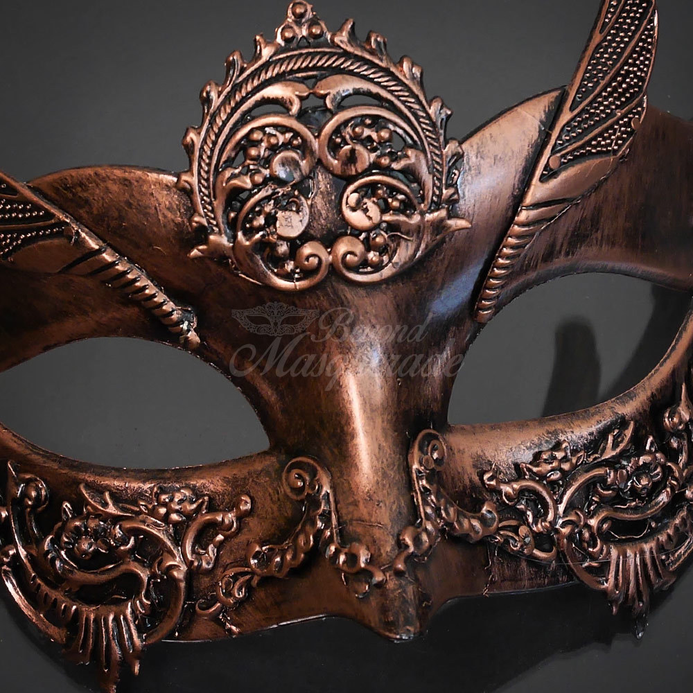 Women's Steampunk Venetian Spiked Angelic Costume Masquerade Mask