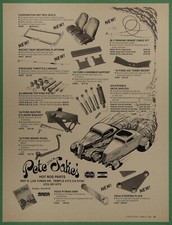 Pete Jake 34 Ford Hot Street Rod Parts Temple City Ca Vintage Print Ad 1984