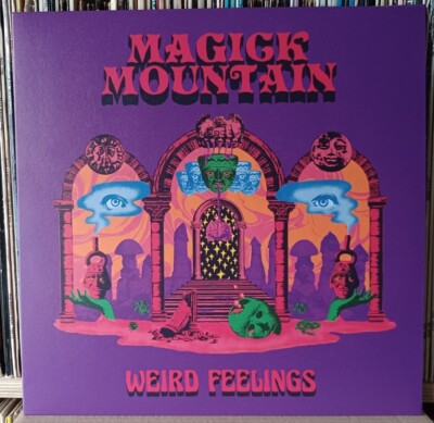 (34) Magick Mountain - Weird Feelings LP ltd, magenta vinyl + patch