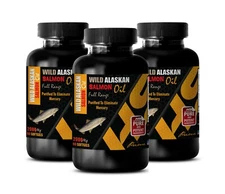 stress relief - WILD ALASKAN SALMON OIL - essential fatty acids 3B