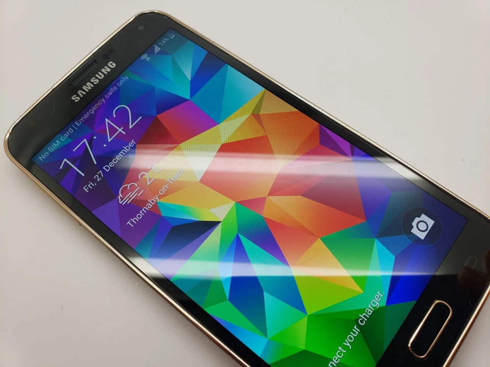 UNLOCKED VGC Gold Samsung Galaxy S5 G900F 16GB 2GB RAM 5.1" Android Smartphone - Image 2 of 4