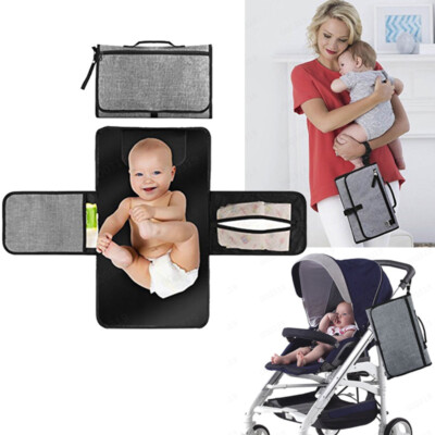 Nappy Changing Mat Waterproof Diaper Baby Changing Kit for Home Travel Outside K