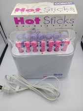 CONAIR Hot Sticks Hair Setter 14 Flexible Rollers Spiral Curlers HS18R 1998