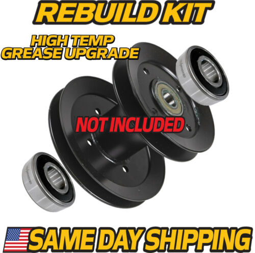 Double Pulley Rebuild Fits John Deere 48 Deck 240 245 260 265 285 AM118260 - Afbeelding 1 van 4