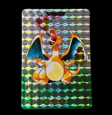 Charizard Pokemon Carddass Bandai PRISM Green Japanese 1996