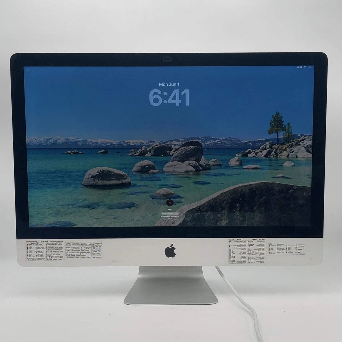 Apple iMac SSD (Solid State Drive) Apple All-in-Ones-In - One