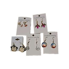 New Fashion Earrings Christmas Holiday Gift Set Of 5 Hooks
