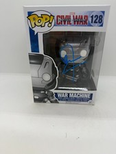 Don Cheadle Signed War Machine Funko Pop Marvel Avengers Civil War #128 ACOA