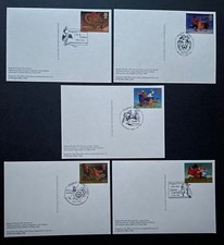 1998 Magical Worlds PHQ cards. FDI Rear. With Various Special Handstamps