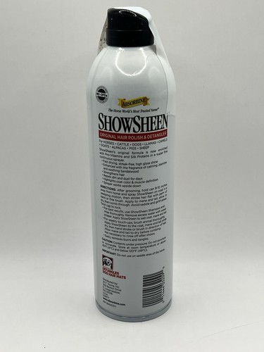 Absorbine ShowSheen Finishing Mist 15 oz esmalte de pelo desenredante caballo melena equina - Imagen 5 de 13