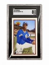 1989 Bowman Ken Griffey Jr #220 Graded SGC 8 NM-MT