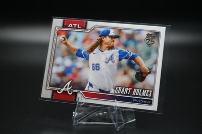 2026 Topps Series 1 Grant Holmes #182 Base Card Braves
