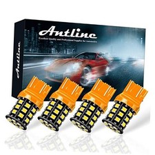 7440 T20 992 7441 7444 W21W LED Bulbs Amber Yellow, 12-24V Super Bright 7443