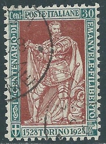 1928 REGNO USATO FILIBERTO VITTORIA 30 CENT D. 11 - UR34-8 - Picture 1 of 1
