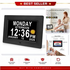 Jaihonda Senior Digital Alarm Clock Large Display Date Day 15 Alarms