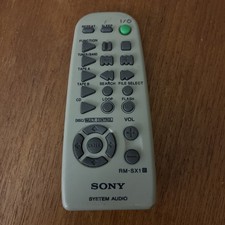 Genuine Sony RM-SX1 System Audio Remote Control for HCDM100 / HCDM300AV / MHCM10