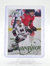 2025-26 Upper Deck Flair Teuvo Teravainen #25 Forecheck Green 262/349 Blackhawks