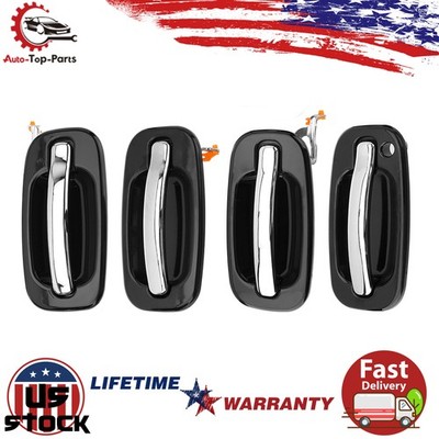 Exterior Door Handle Kit for GMT800 Trucks/SUVs Fits Chevy GMC Cadillac