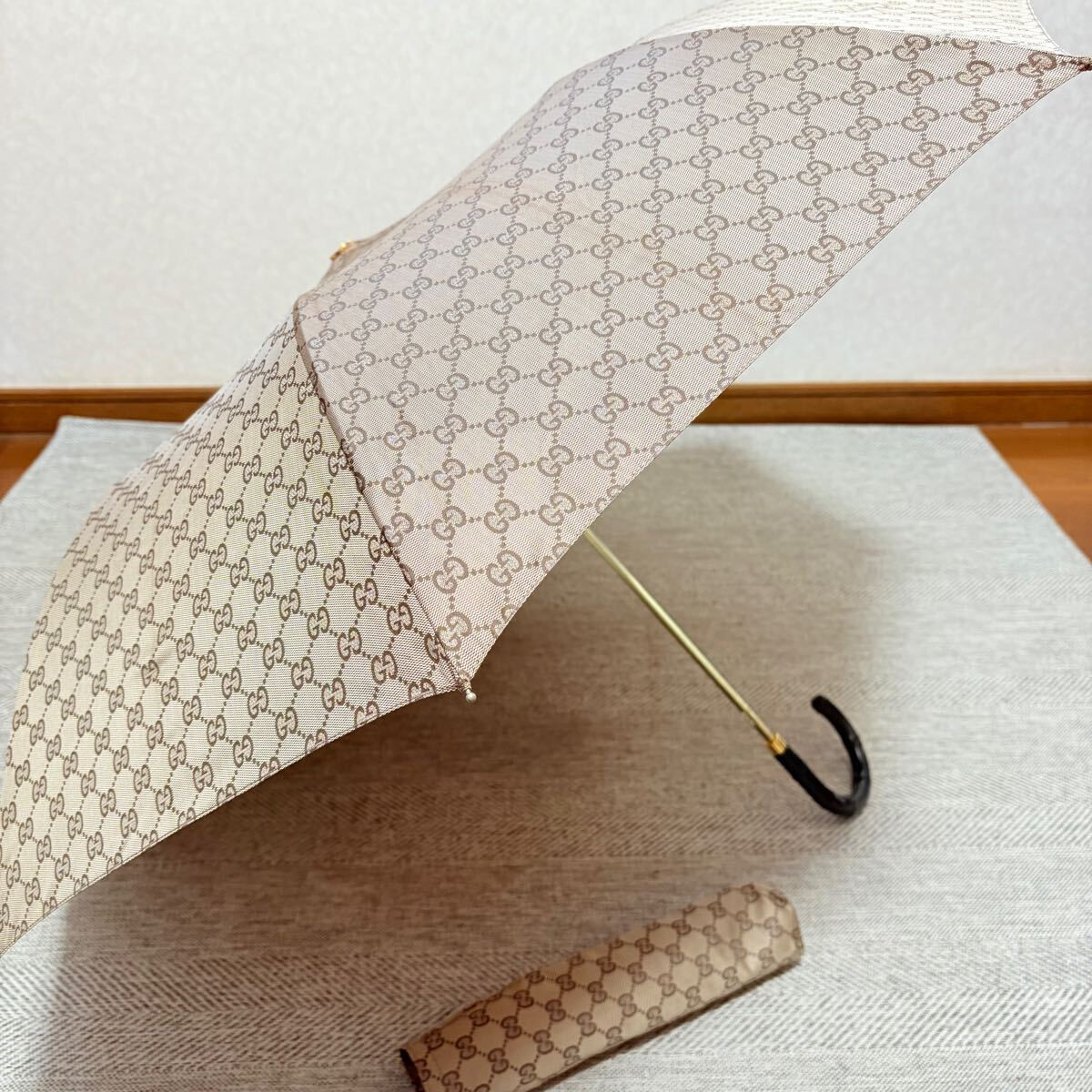ゆう　【未使用】GUCCI umbrella グッチ 傘 yukishop【激安コピー通販】 / グッチ折りたたみ傘 ワンタッチ