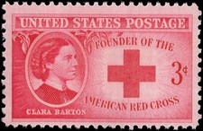 US Scott # 967, Clara Barton, Founder of the Red Cross, 1948 3¢ Stamp, MNH