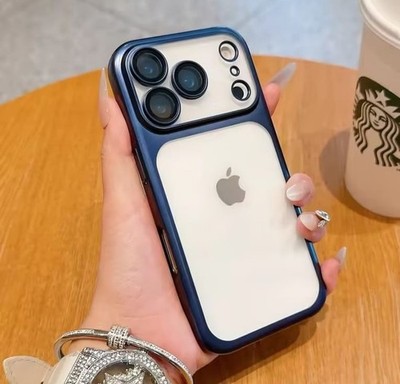 Stoßfeste transparente Hülle mit Linsenschutz für iPhone 17, Pro, Pro Max.