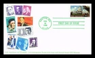 FIRST DAY GG CACHET COVER IRISH AMERICANS ON US STAMPS IRISH IMMIGRATION STAMP