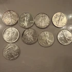 9 - $1 American Silver Eagle 1 oz Random Year BU