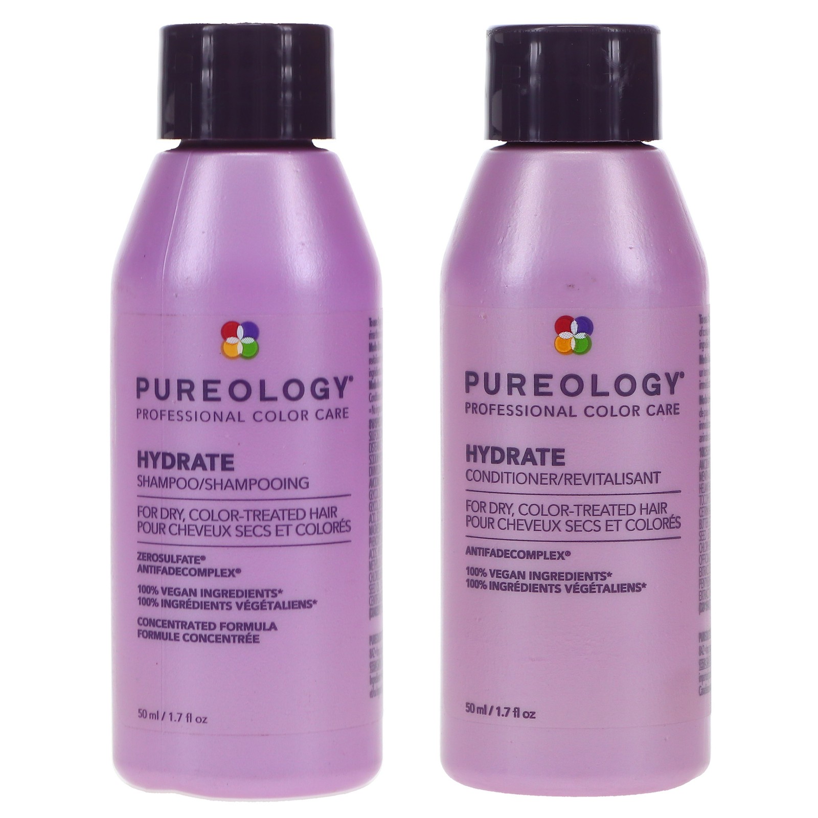 Pureology Hydrate Shampoo 1.7 oz - Conditioner 1.7 oz Combo Pack
