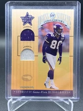 Cris Carter 2001 Leaf Rookies & Stars Dress For Success #DFS12 Vikings