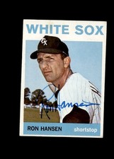 Ron Hansen 1964 Topps White Sox authentic autographed card