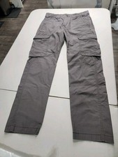 Levis Strauss  Co Mens Grey Cotton Blend Pants Trousers Jeans 30w x 32l