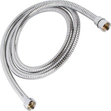 Universal 60 Inch Flexible Shower Hose - Extra Long, Stainless Steel, Double-...