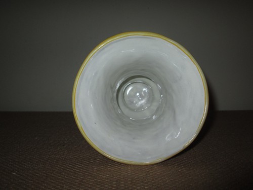 Vintage MACKENZIE CHILDS Taylor Summer Frock handbemalte Keramik Vase * nicht mehr produziert - Bild 6 von 6