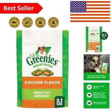 2.1 oz Feline Smartbites Chicken Treats - Vet Recommended Indoor Snacking