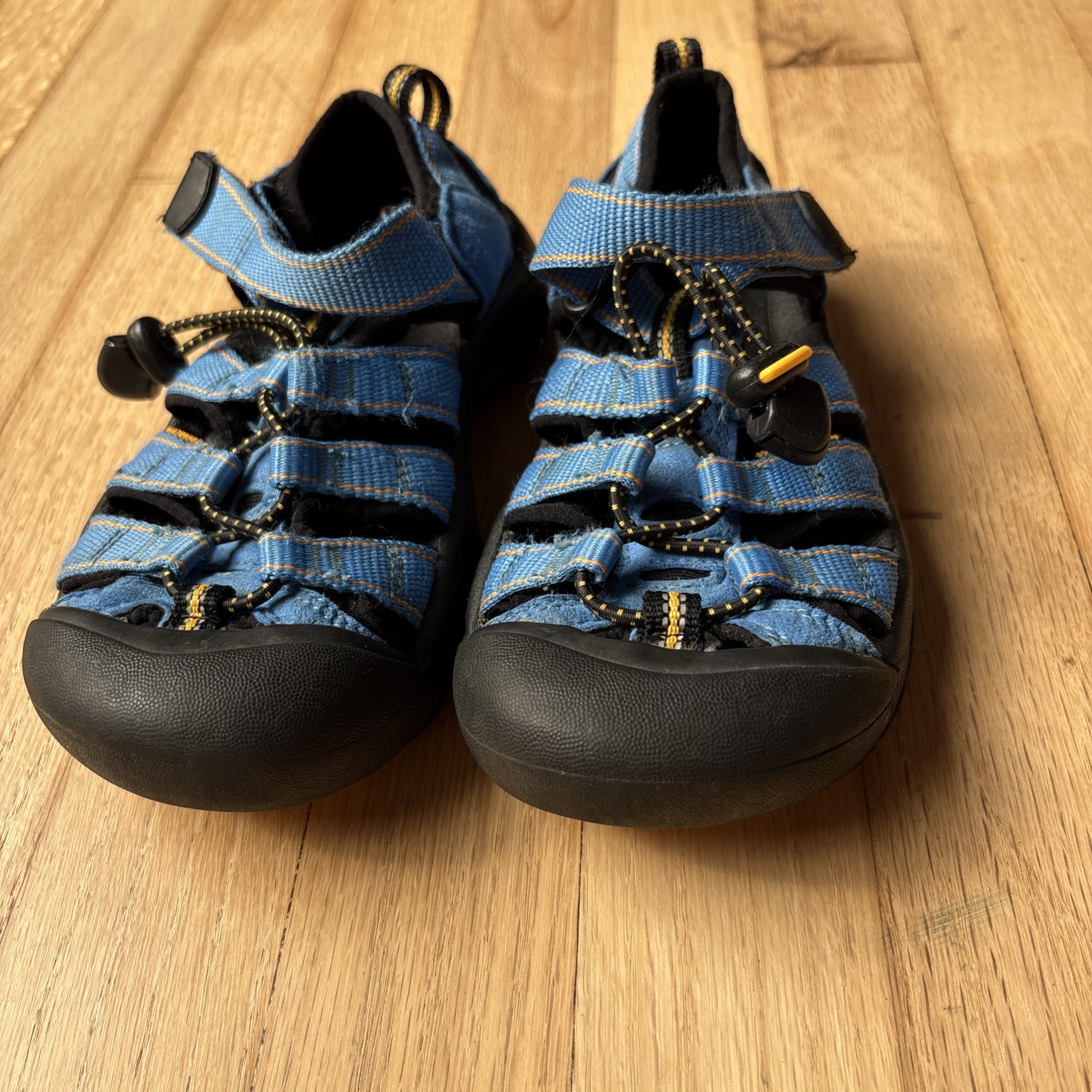 Sandali sportivi acquatici Keen Newport H2 bambino taglia 13 blu navy neri punta chiusa