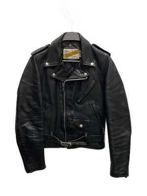 Chaqueta Schott Modelo a Medida Single Riders M Cuero Negro 170-5600 - Imagen 1 de 4