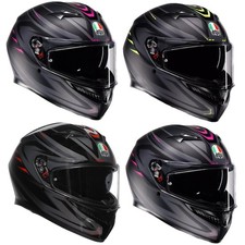 AGV K3 Syth Motorcycle Helmet Road Legal ECE 22.06 Black Grey