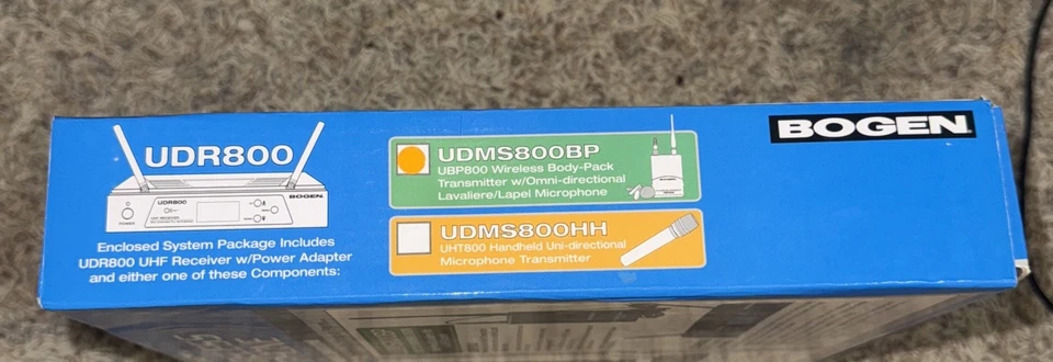 Wireless Microphone -Bogen 800 channel UHF Pll synthesized wireless system - Image 4 of 4